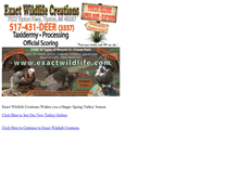 Tablet Screenshot of exactwildlife.com